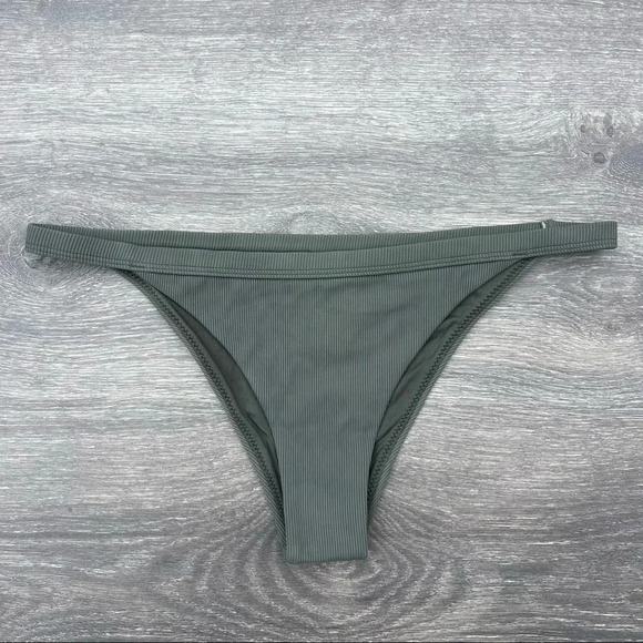 Rip Curl Surf Gypsy Banded Bikini Bottoms, olive - Picture 2 of 6